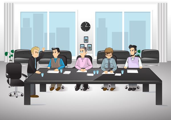 افراد در دفتر - تصاویر وکتور طرح گرافیکی قابل ویرایش برای طرح شما تیمی که در دفتر کار می کند شرکای تجاری موفقی که در جلسه درباره ایده ها بحث می کنند مردم قفقاز coworking sp