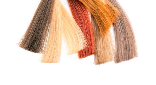 نمونه های پالت موهای رنگ شده