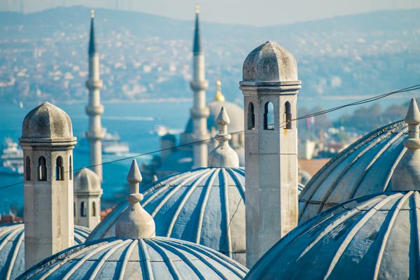 مسجد زیبای سلیمانیه در استانبول ترکیه