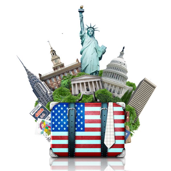 ایالات متحده آمریکا نقاط دیدنی ایالات متحده آمریکا چمدان و نیویورک