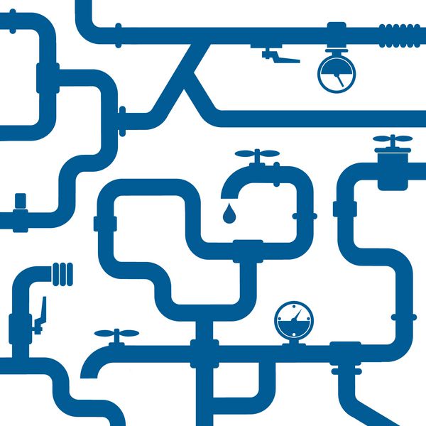 پس زمینه لوله کشی و شیرآلات تعمیر