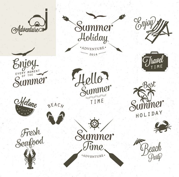 مجموعه نمادهای تابستانی
