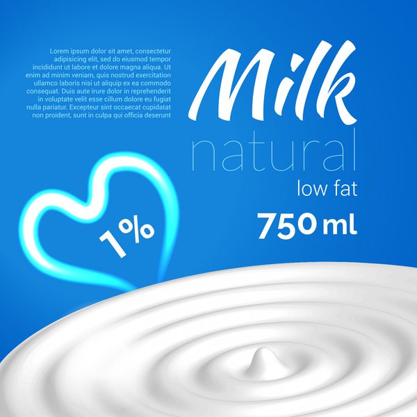 مفهوم طراحی عناصر شیر برای مشاغل شما