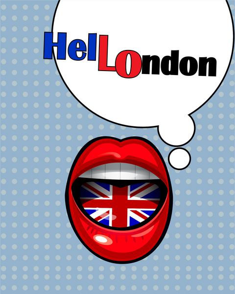 پوستر آبی سلام لندن