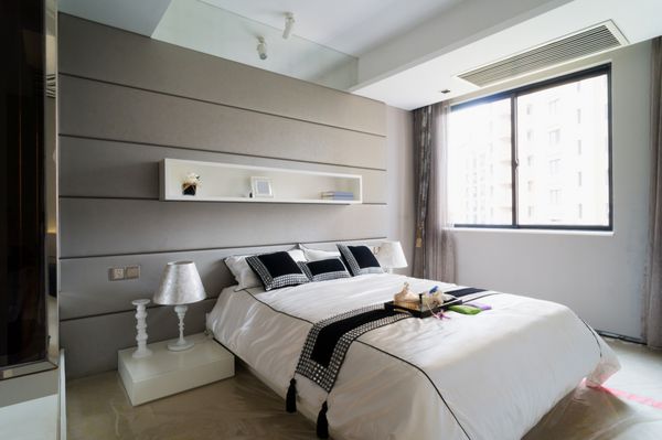اتاق خواب مدرن با دکوراسیون زیبا