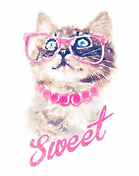 گرافیک تی شرت تصویر گربه زیبا آبرنگ پوستر گربه گربه گرافیک گربه برای منسوجات طرح شاهزاده خانم گربه شایان ستایش گربه بانمک گربه گربه بامزه چاپ گربه گربه شیرین گربه گربه زیبا الگوی حیوانات