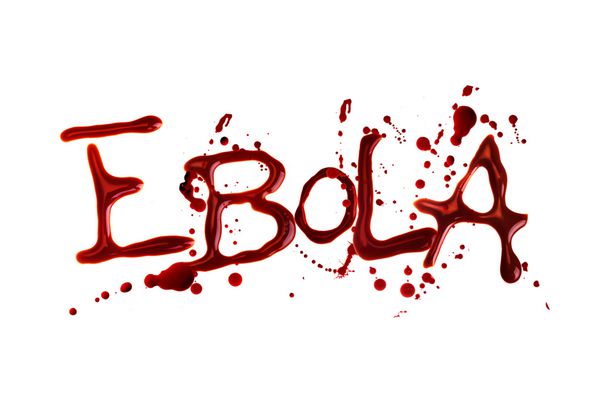 کلمه ابولا بر روی پس زمینه سفید جدا شده است