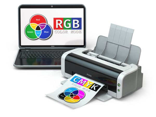 مدل های رنگی cmyk و rgb لپ تاپ و چاپگر 3 بعدی