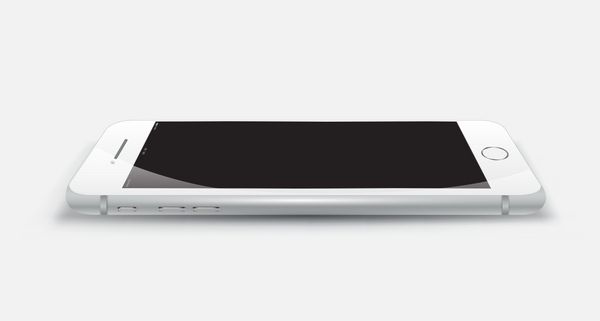 ماکت رنگ سفید گوشی شی وکتور چشم انداز گوشی های هوشمند واقع بینانه می تواند برای چاپ و شی وب استفاده شود ماکت های بازی و اپلیکیشن