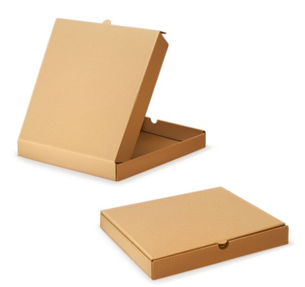 جعبه مقوایی برای پیتزا وکتور