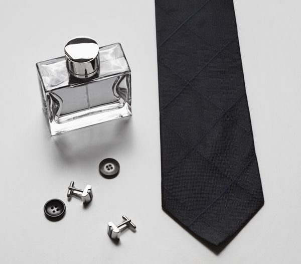 حلقه های سرآستین کراوات ادکلن لوازم جانبی مردانه شیک