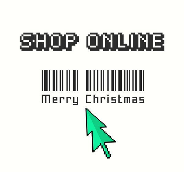 فروشگاه اینترنتی برای وکتور کریسمس تولید شده دیجیتالی