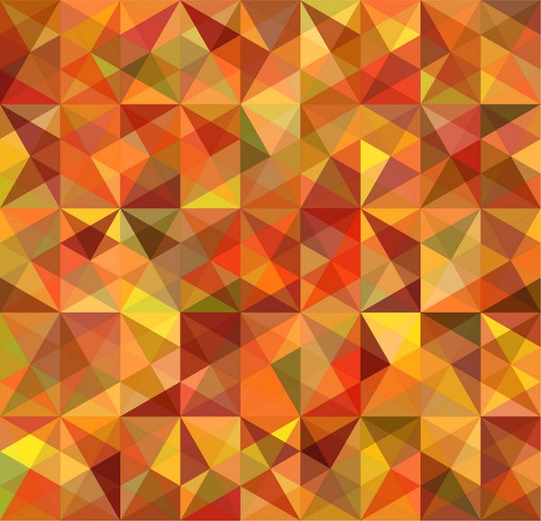 پس زمینه انتزاعی مثلث بدون درز رنگارنگ الگوی وکتور از اشکال هندسی رنگی