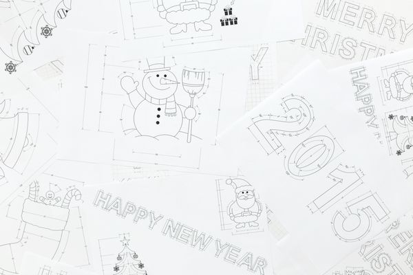 عکس درخت کریسمس کارتونی