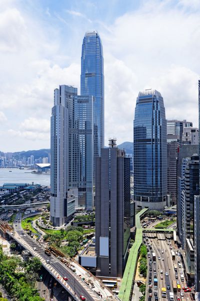 شهر شهری هنگ کنگ در روز