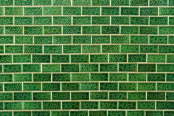 بافت دیوار کاشی سبز