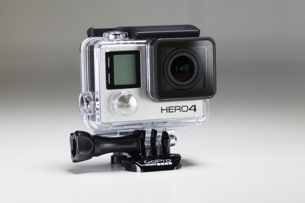 آدلاید استرالیا - 13 اکتبر استودیو gopro hero 4 black در 13 اکتبر 2014 این یک دوربین شخصی جمع و جور و سبک است که توسط شرکت gopro ساخته شده است