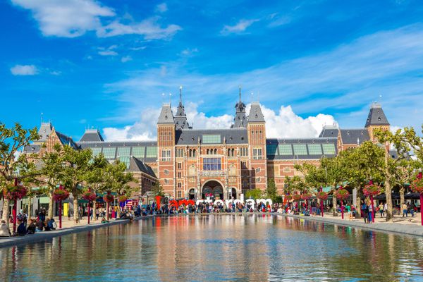 موزه rijksmuseum آمستردام با کلمات i amsterdam