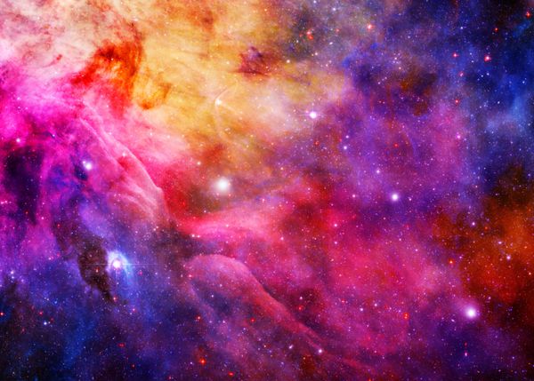 کهکشان - عناصر این تصویر ارائه شده توسط ناسا