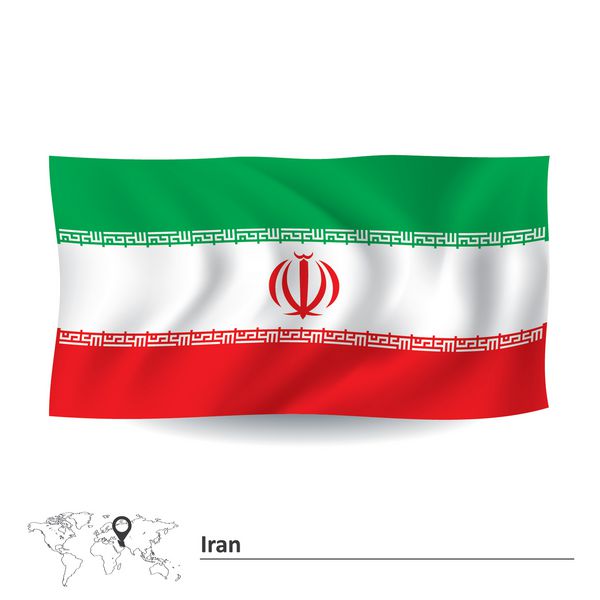 پرچم ایران - وکتور
