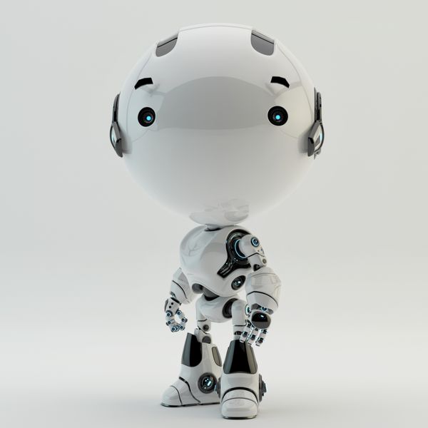 شخصیت های کوچک رباتیک زیبا