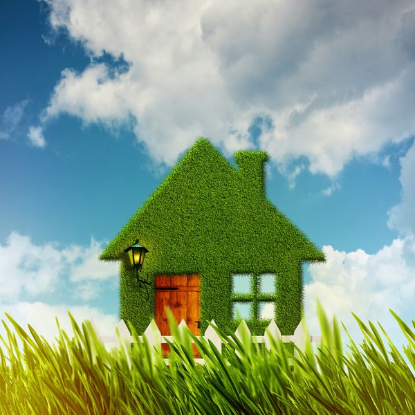 خانه سبز پس زمینه های محیطی برای طراحی شما