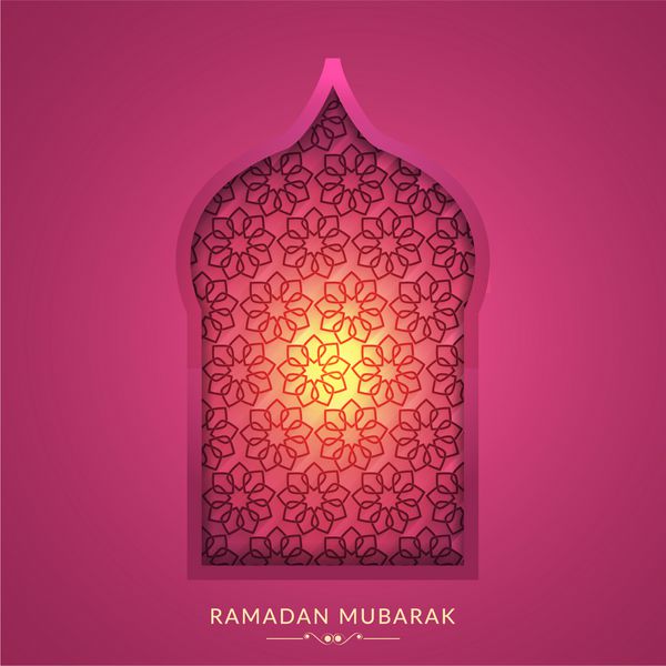 الگوی کارت تبریک - رمضان کریم