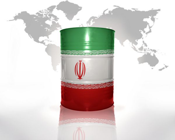 rel با پرچم ایران در پس زمینه نقشه جهان