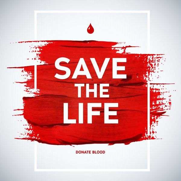 پوستر اطلاعات اهدا کننده اطلاعات انگیزه زندگی در روز اهدای خون خلاق اهدای خون بنر روز جهانی اهدای خون خط قرمز و متن عناصر طراحی پزشکی بافت گرانج