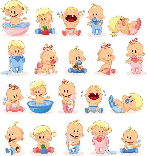 عکس کارتونی بچه