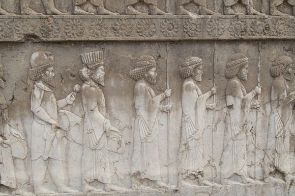 مجسمه های باستانی تخت جمشید ایران