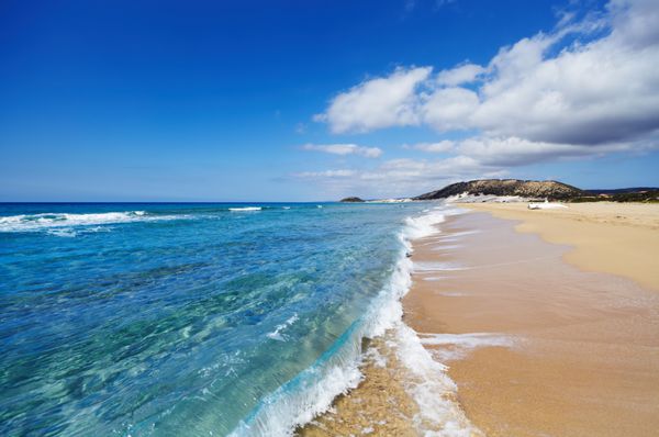ساحل طلایی بهترین ساحل قبرس شبه جزیره کارپاس قبرس شمالی