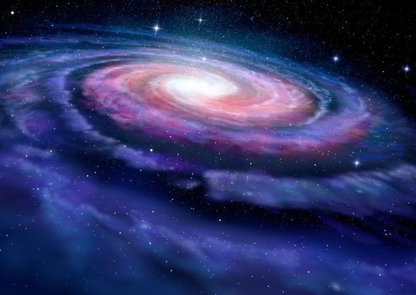 کهکشان مارپیچی تصویر راه شیری