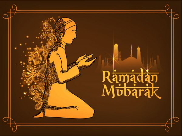 فانوس های عربی روشن بر زمینه بدون درز قهوه ای براق برای ماه مقدس جامعه مسلمانان جشن مبارک رمضان