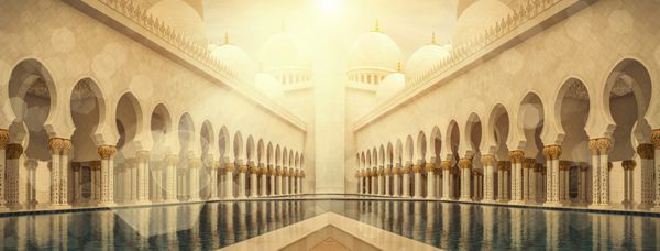 مسجد جامع شیخ زاید در امارات متحده عربی