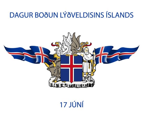 آرم پرچم کشور ایسلند