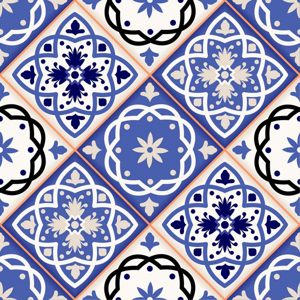 الگوی تکه‌کاری زیبا و بدون درز از کاشی‌های رنگارنگ مراکشی زیور آلات می تواند برای کاغذ دیواری پر کردن الگو پس زمینه صفحه وب بافت های گشت و گذار استفاده شود