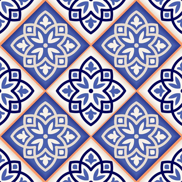 الگوی تکه‌کاری زیبا و بدون درز از کاشی‌های رنگارنگ مراکشی زیور آلات می تواند برای کاغذ دیواری پر کردن الگو پس زمینه صفحه وب بافت های گشت و گذار استفاده شود