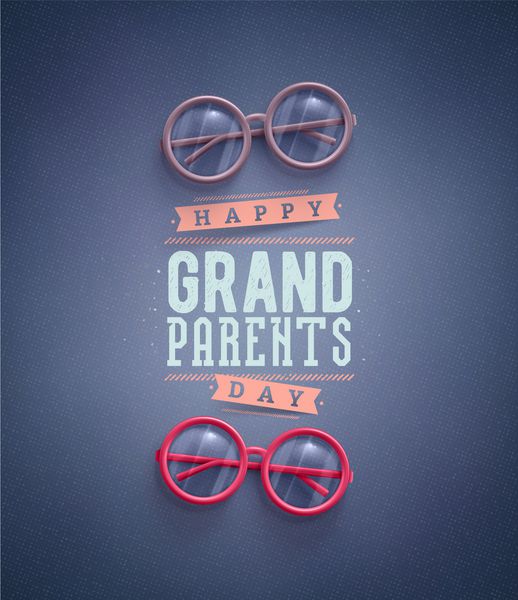 روز پدربزرگ و مادربزرگ مبارک کارت تبریک