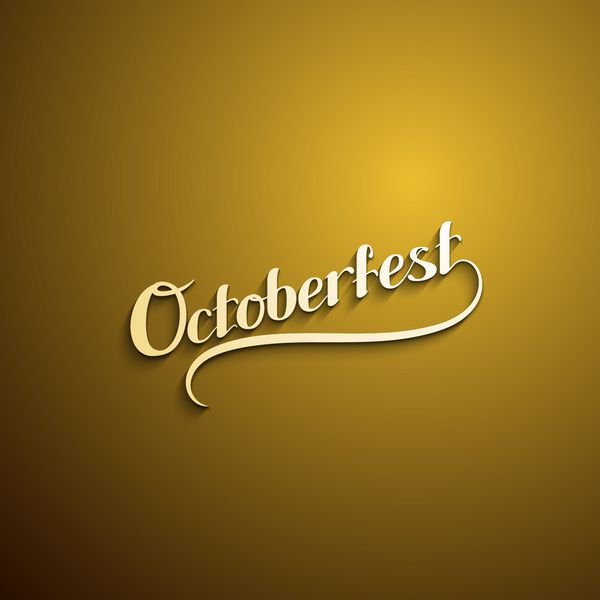 جشنواره اکتبر وکتور تعطیلات با ترکیب حروف
