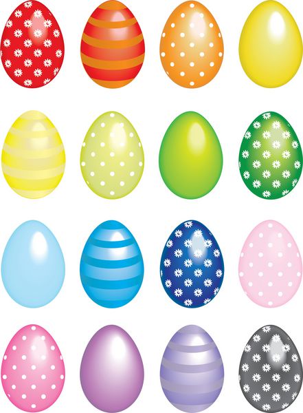 تخم مرغ های رنگارنگ عید پاک برای ایجاد پروژه های سرگرم کننده عید پاک استفاده کنید