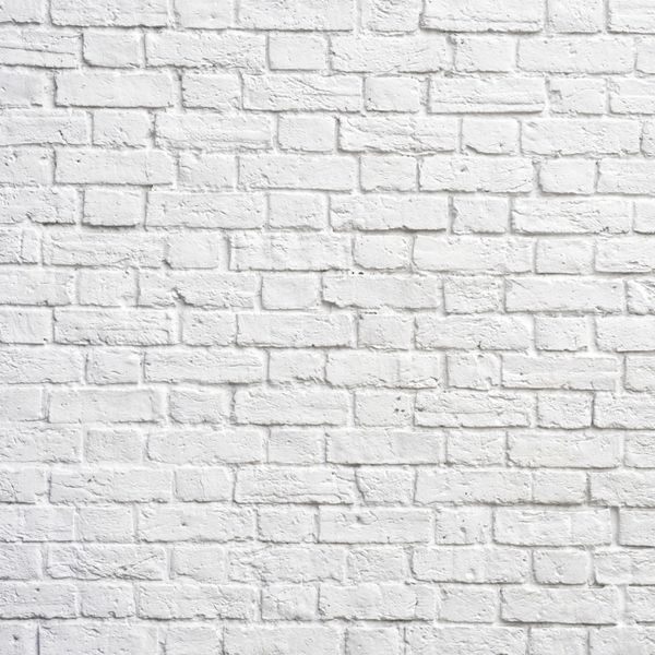 دیوار آجری سفید عالی به عنوان پس زمینه پوگراف مربع