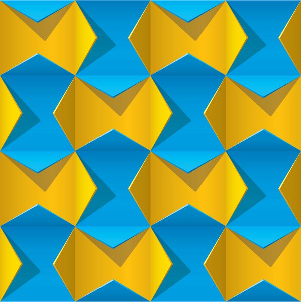 الگوی سه بعدی اوریگامی