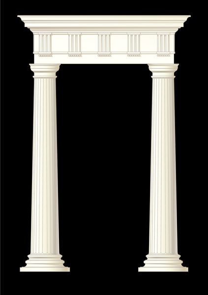 طراحی وکتور ستون های کلاسیک