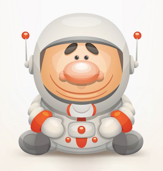 فضانورد کارتونی