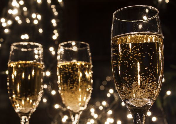 فلوت شامپاین در تعطیلات