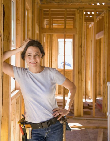 پرتره زن کارگر ساختمانی