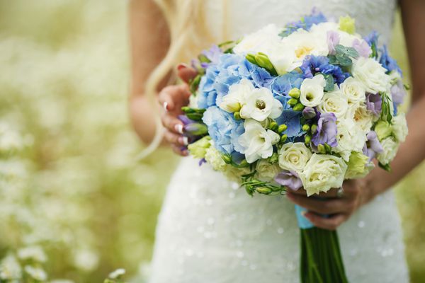 دسته گل عروسی زیبا