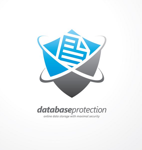 مفهوم نماد حفاظت از داده ها امنیت شبکه های اجتماعی الگوی نماد وکتور پایگاه داده و سپر