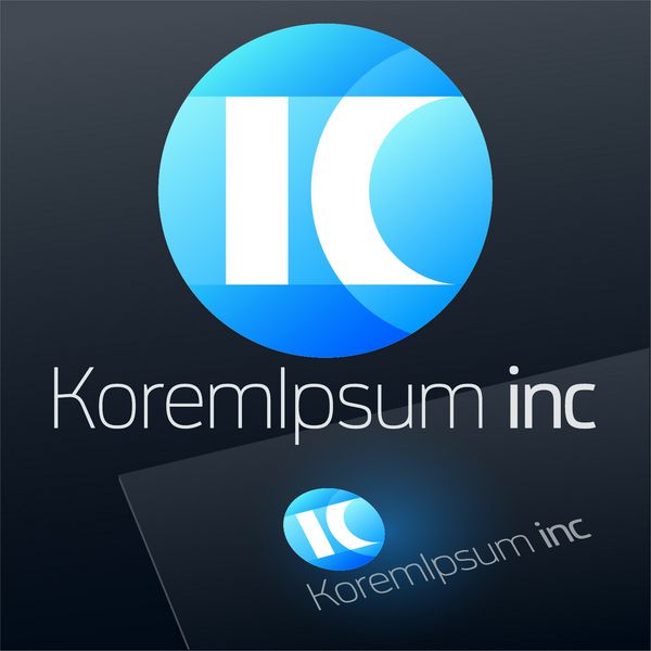 علامت وکتور انتزاعی لوگو برای تجارت فناوری شرکت حرف k